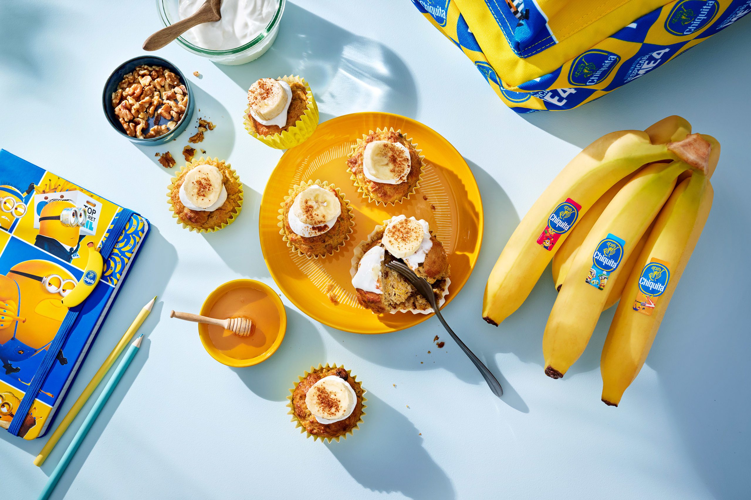 Chiquita banana carrot cake muffins