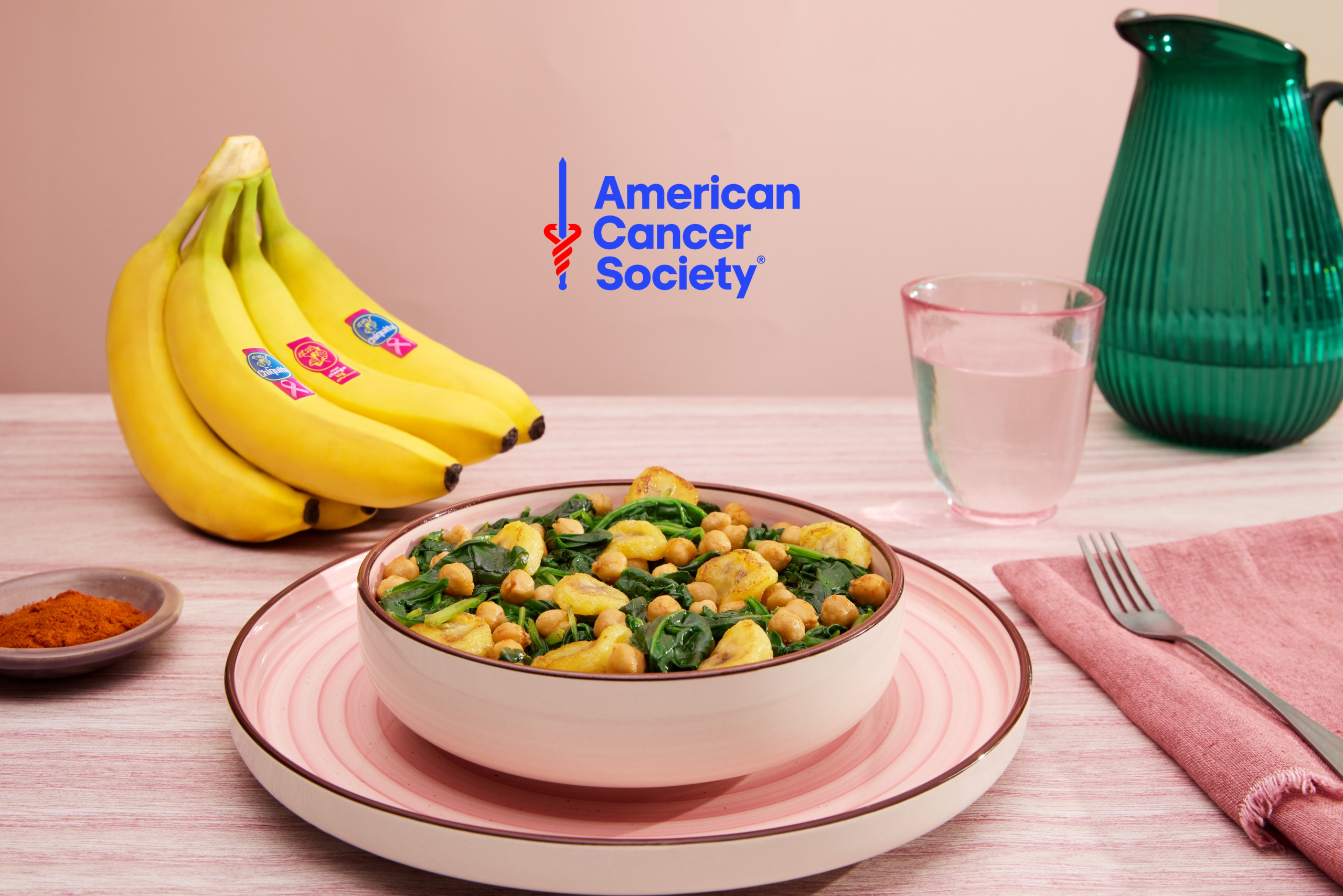 Chiquita Bananas Sauteed with Spinach and Chickpeas